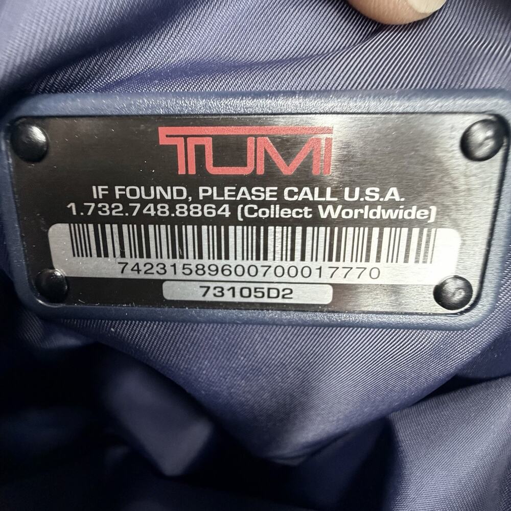 Tumi Villa Turin Black Leather Large Shopper Tote Bag Padlock Shoulder Work - Picture 12 of 13